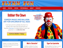 Tablet Screenshot of flynnfun.com